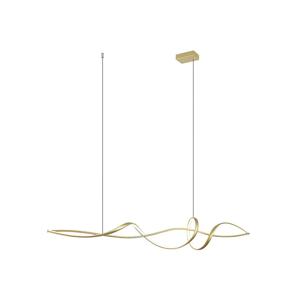 Pendelleuchte ZAMBELIS 27W Dimmbar DESIGN Mattes Gold