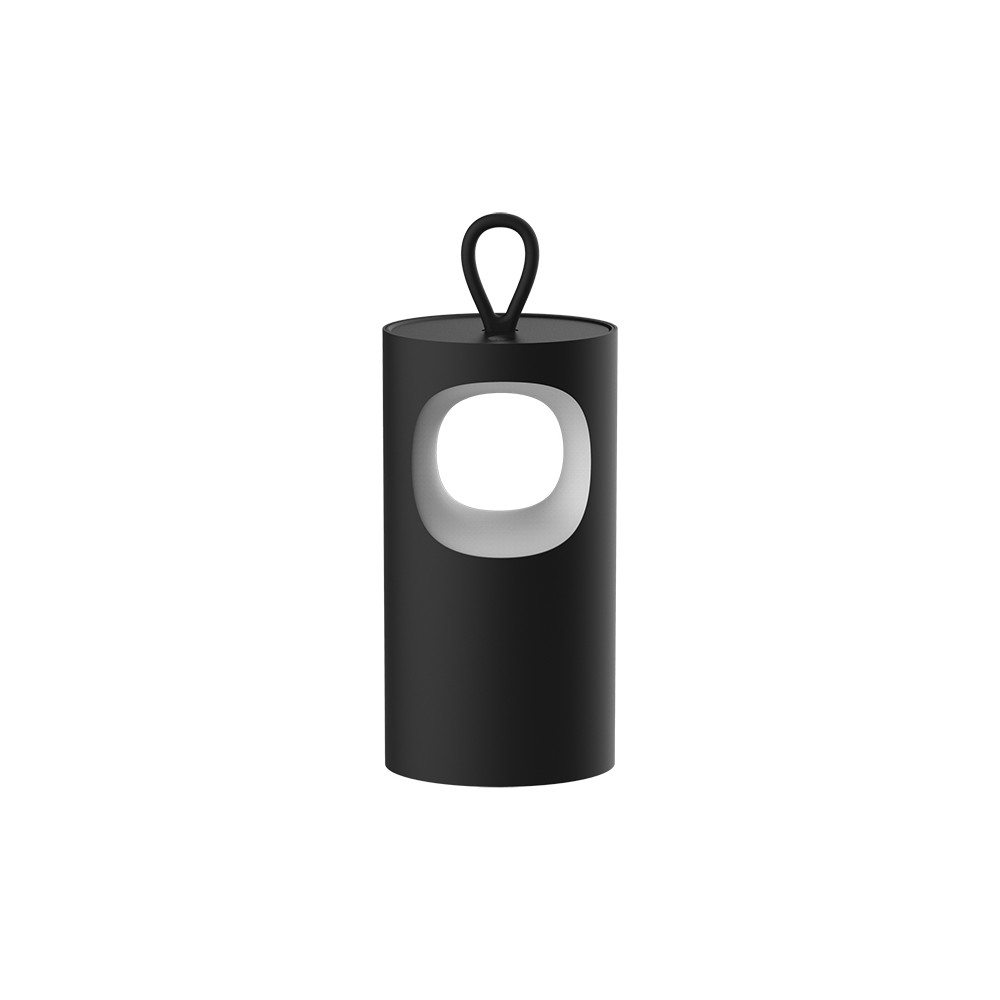ZAMBELIS Outdoor Table Lamp Touch D83 2W Dimmable IP44 DESIGN Matte Black E482