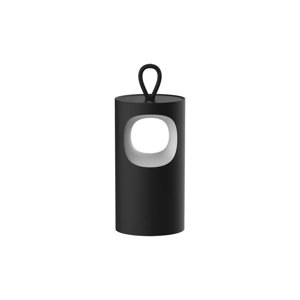 Lampe sur Table Extérieur ZAMBELIS Tactile D83 2W Dimmable IP44 DESIGN Noir Mat E482