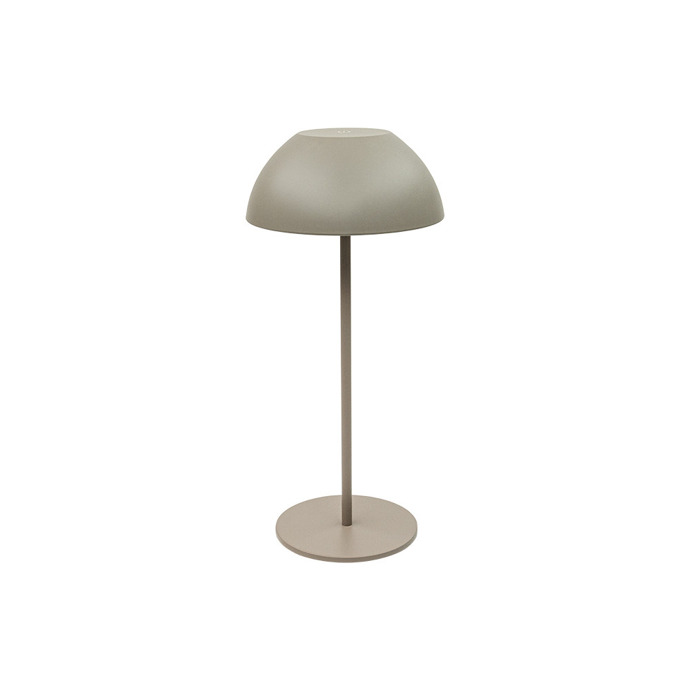 ZAMBELIS Außentischlampe Taktil D130 2W Dimmbar IP44 DESIGN Sandtaupe E487