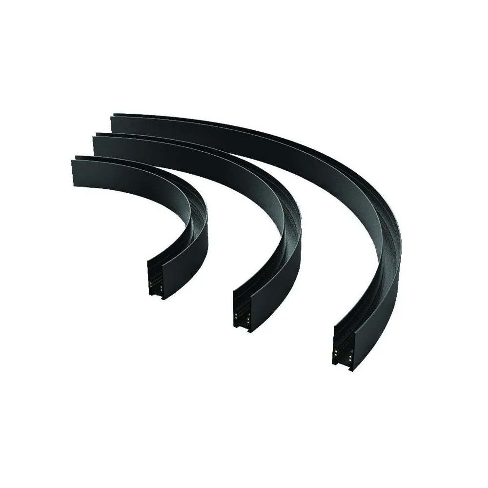 Rail magnétique Courbe ZAMBELIS D600 DESIGN Noir Sablé 22090 FS