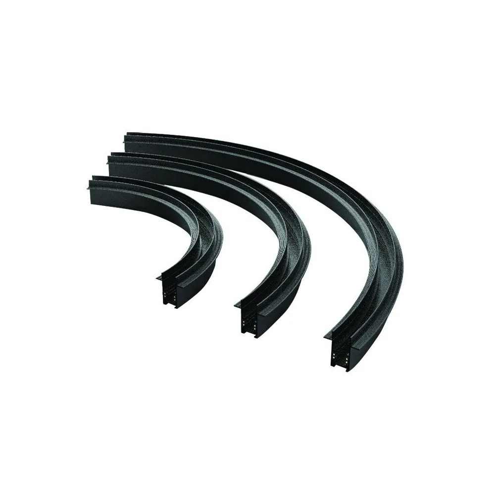 Rail magnétique Courbe ZAMBELIS D900 Trimless DESIGN Noir Sablé 22098 FS