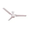 Ventilateur ZAMBELIS D1520 avec Télécommande DESIGN Blanc Mat 23003 FS