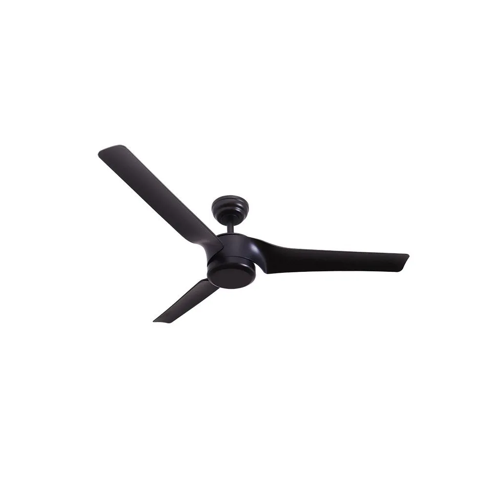 Ventilator ZAMBELIS D1520 mit Fernbedienung DESIGN Mattschwarz 23004 FS