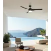 Ventilateur ZAMBELIS D1520 avec Télécommande DESIGN Noir Mat 23004 FS