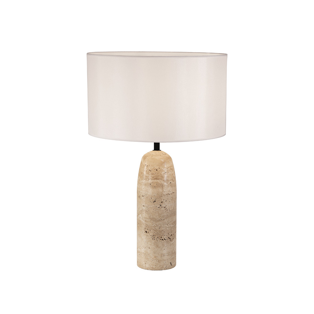 Table Lamp ZAMBELIS D350 E27 DESIGN Natural Stone No Source 25428 FS