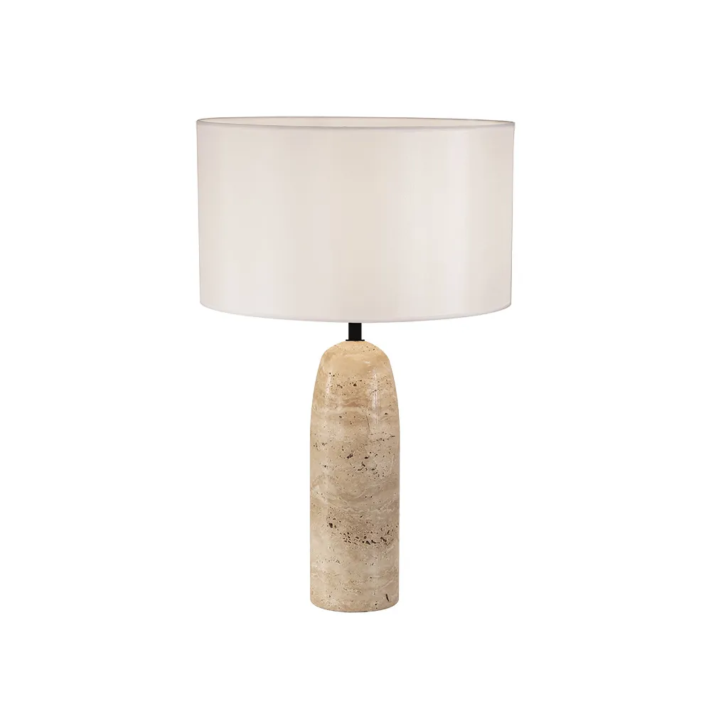 Lampe sur Table ZAMBELIS D350 E27 DESIGN Pierre Naturelle Sans Source 25428 FS
