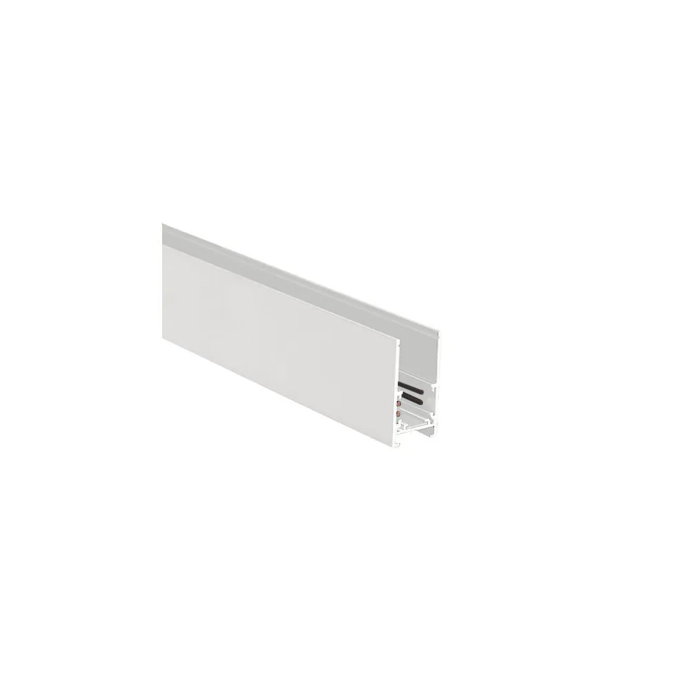Magnetische Rail ZAMBELIS DESIGN 1m Wit Zandgeststraald 2082W-1