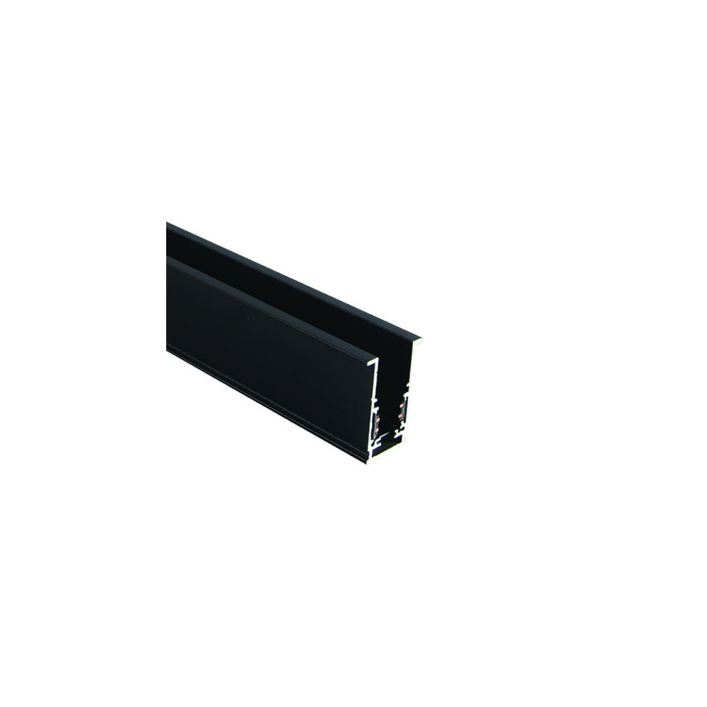 Ingebouwde Magnetische Rail ZAMBELIS 1m DESIGN Zwart Zandkleur 2084B-1