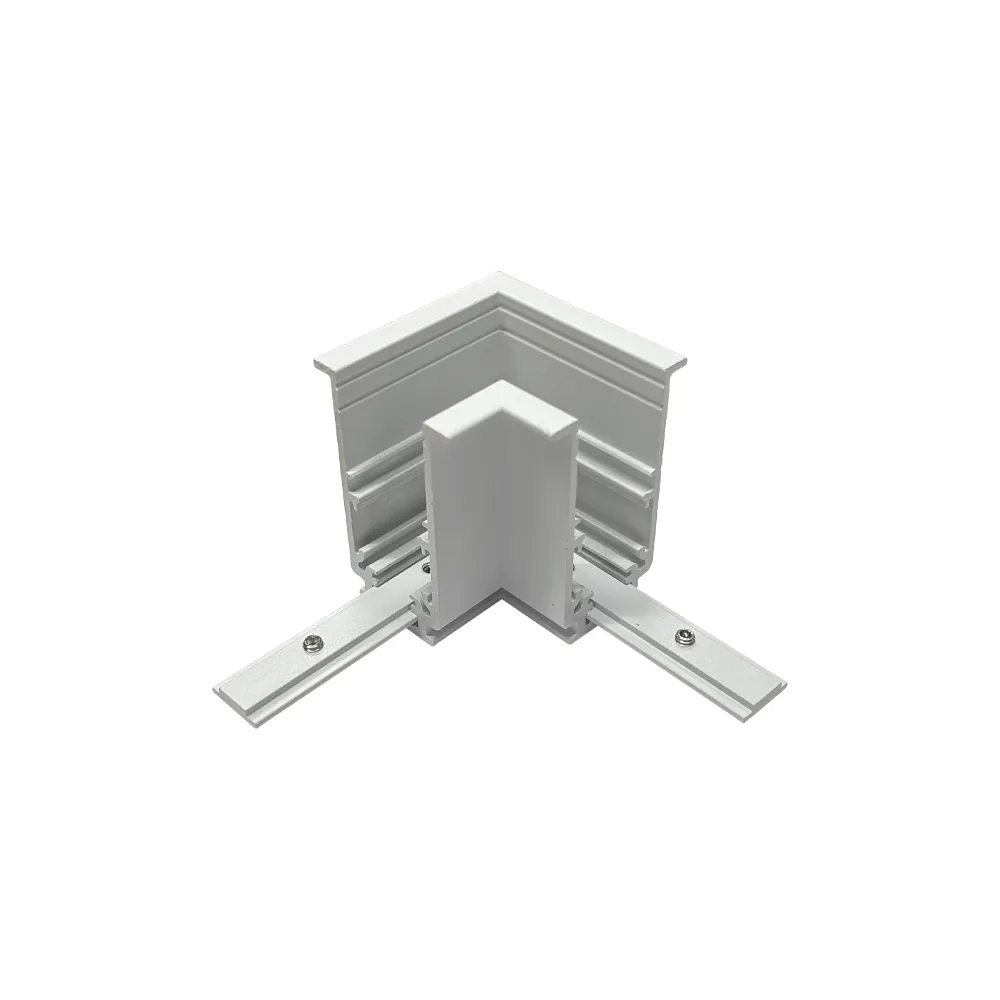 Jonction en T horizontale pour Rail Magnétique ZAMBELIS Encastré DESIGN Blanc Sablé 2084W-C2 FS