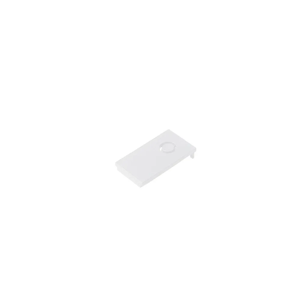 End Cap for Magnetic Rail ZAMBELIS Trimless DESIGN White 2099-W FS