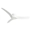Ventilateur ZAMBELIS D1328 avec Télécommande et Interrupteur DESIGN Blanc Mat 25396