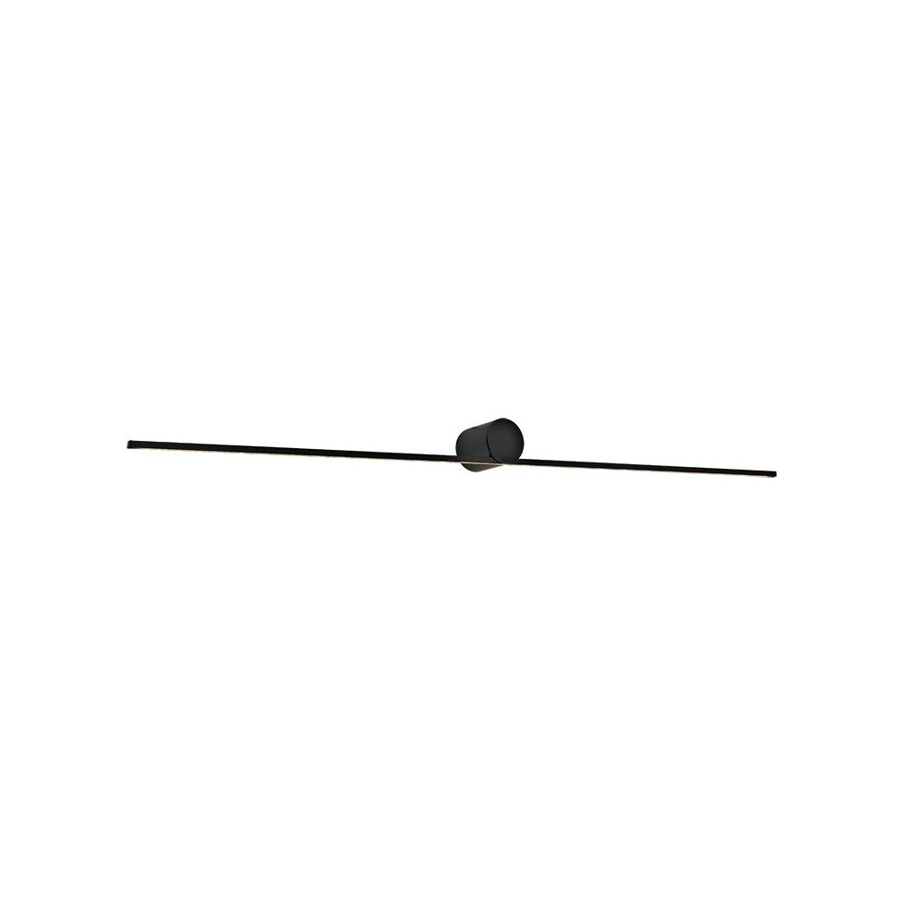 Bathroom Wall Light ZAMBELIS 13W IP44 DESIGN Sanded Black 20146