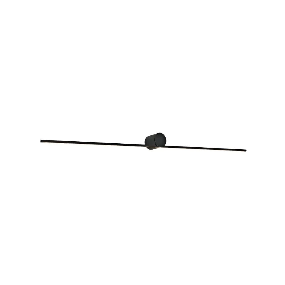 Bathroom Wall Light ZAMBELIS 13W IP44 DESIGN Sanded Black 20146