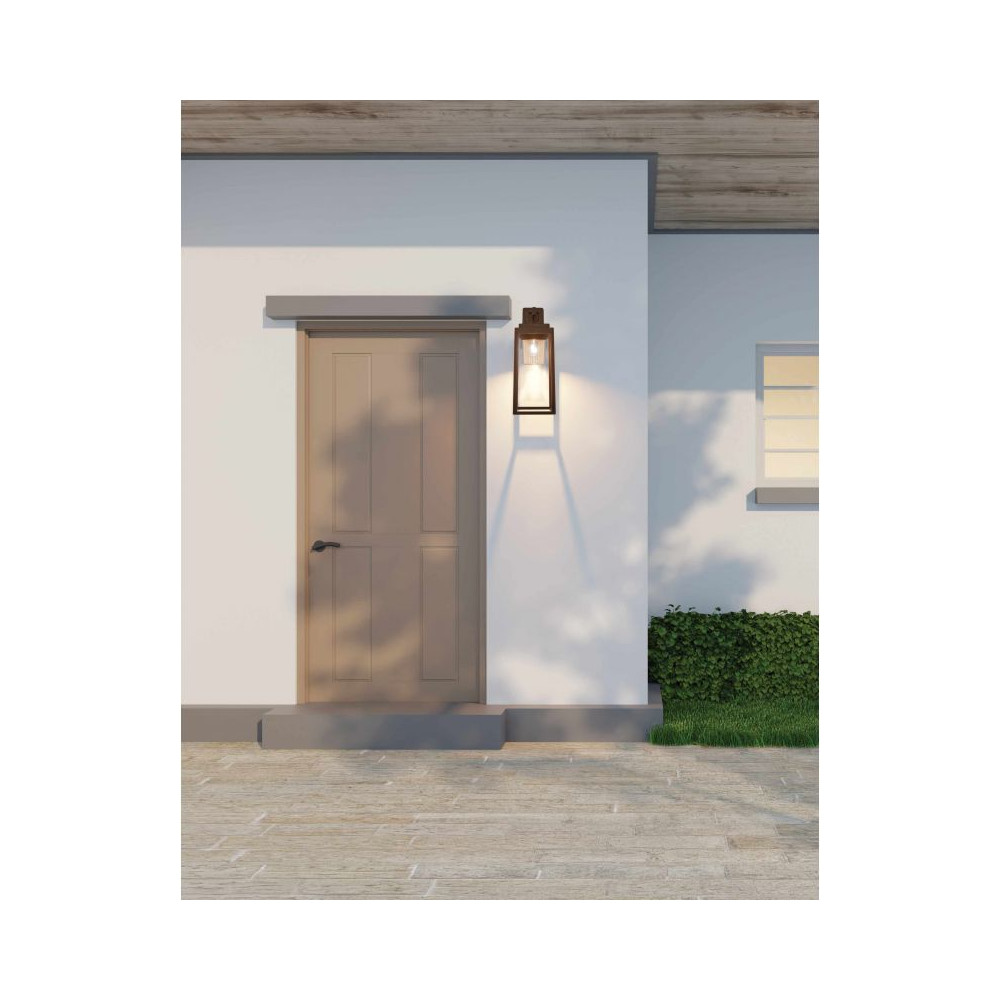 Applique Extérieure ZAMBELIS E27 IP65 DESIGN Marron Sans Source E343