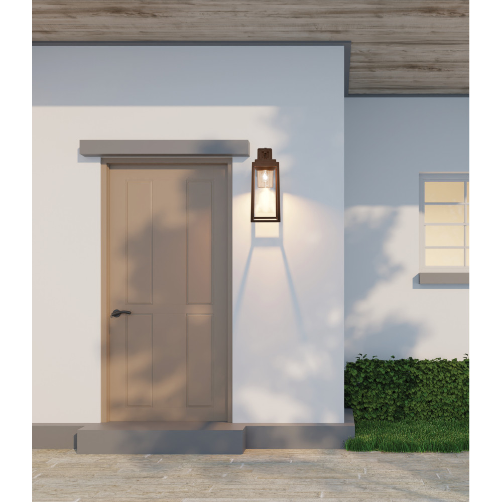 Buitenwandlamp ZAMBELIS E27 IP65 DESIGN Bruin Zonder Lichtbron E343