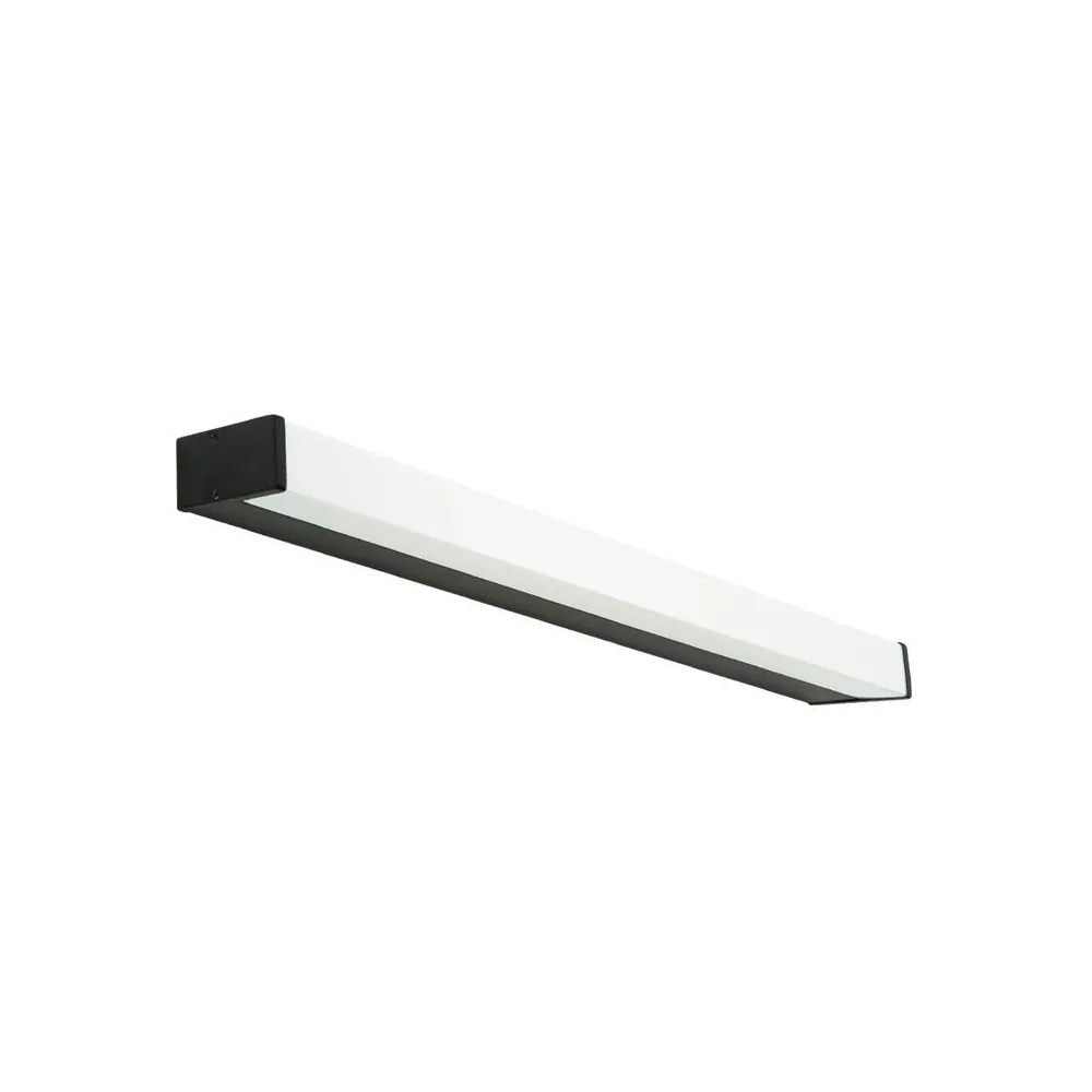 Bathroom Wall Light ZAMBELIS 16W IP44 DESIGN Matt Black 180041-B