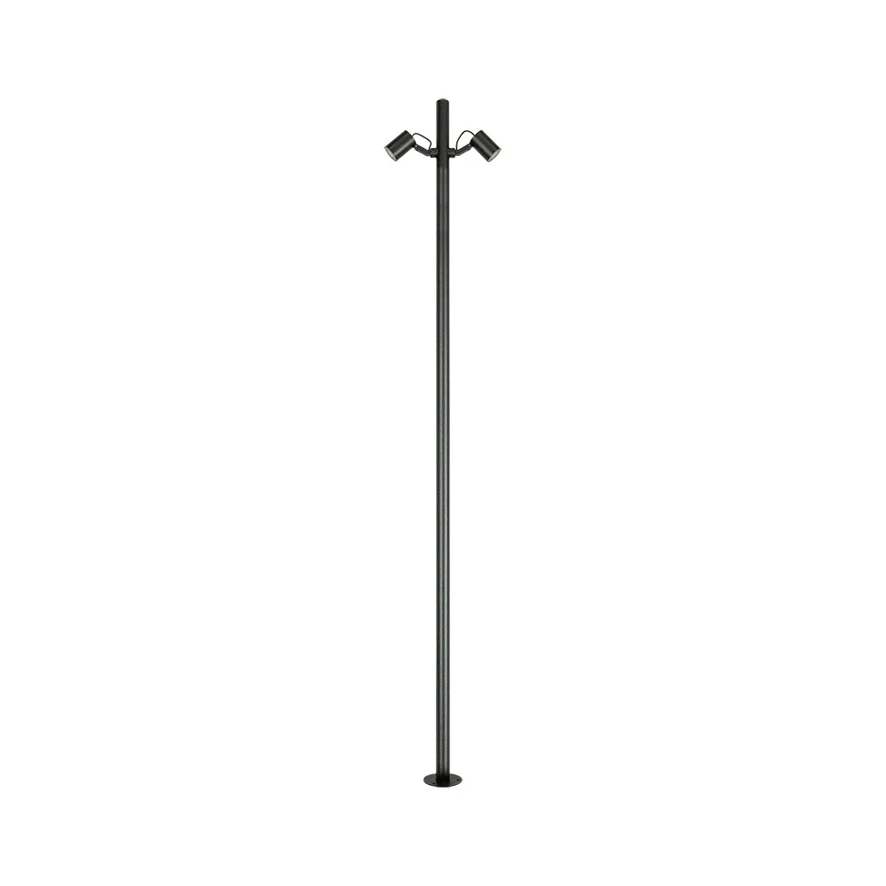 Buitenstaande Lamp ZAMBELIS H2500 17W IP65 DESIGN Zandgestraald Zwart E405 FS