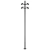 Adjustable Outdoor Floor Lamp ZAMBELIS H2500 35W IP65 DESIGN Sandblasted Black E406