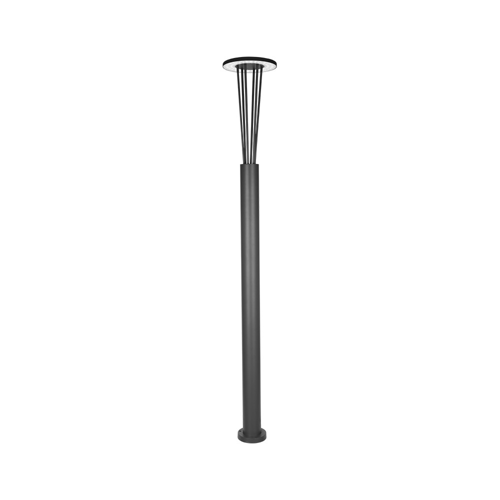 Outdoor Floor Lamp ZAMBELIS H2200 15.5W IP65 DESIGN Graphite E445 FS