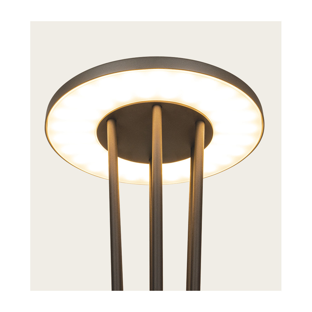Outdoor Floor Lamp ZAMBELIS H2200 15.5W IP65 DESIGN Graphite E445 FS