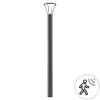 Stehleuchte Außen Solar Bewegungsmelder ZAMBELIS H2200 5W IP54 Dimmbar DESIGN Graphit E448 FS