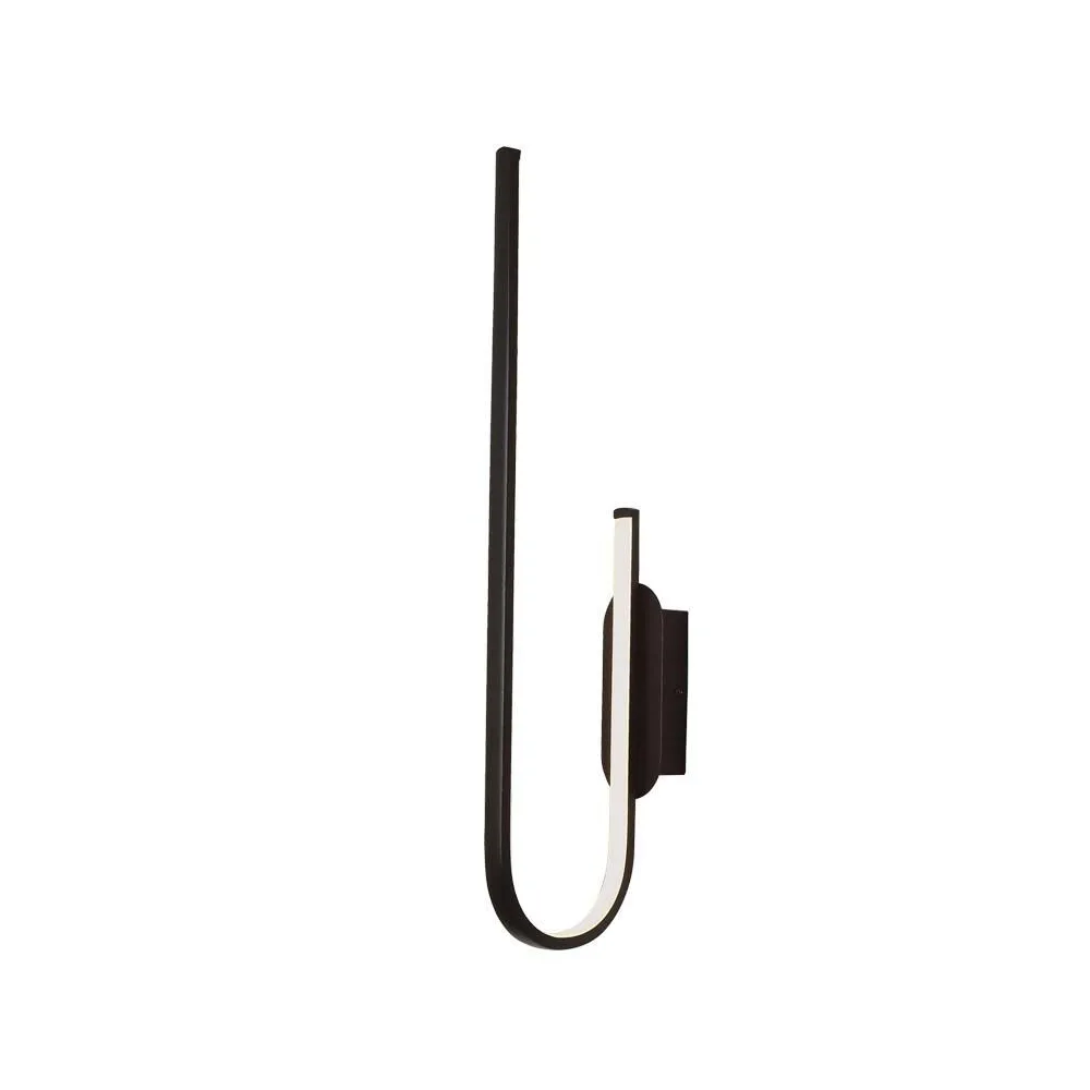 Applique ZAMBELIS 21W Dimmable DESIGN Noir Sablé 1936