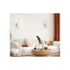 Applique ZAMBELIS 21W Dimmable DESIGN Noir Sablé 1936
