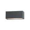 Outdoor Wall Light ZAMBELIS Direct/Indirect E27 IP44 DESIGN Graphite Without Light Source E146
