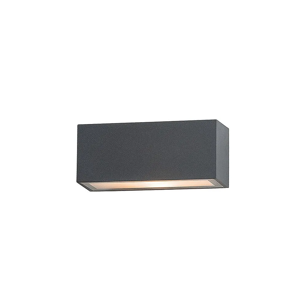 Außenwandleuchte ZAMBELIS Direkt/Indirekt E27 IP44 DESIGN Graphit Ohne Leuchtmittel E146