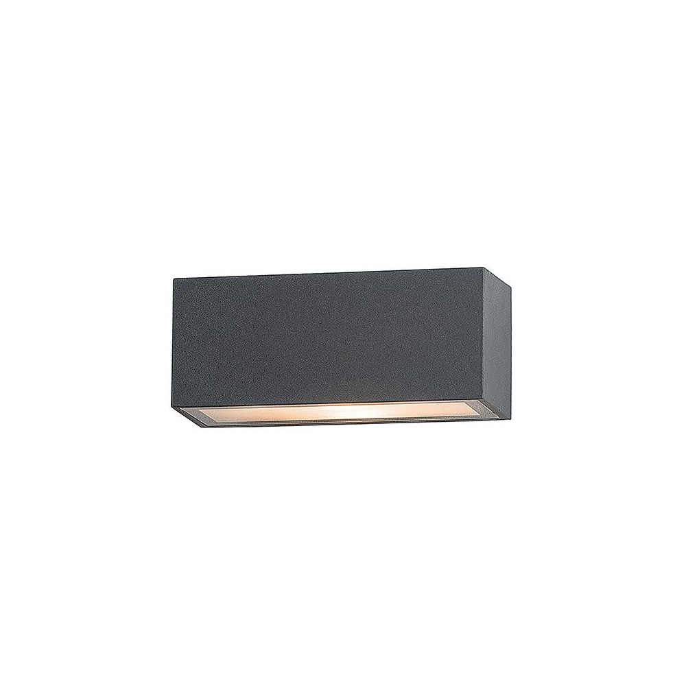 Buitenwandlamp ZAMBELIS Direct/Indirect E27 IP44 DESIGN Grafiet Zonder Lichtbron E146