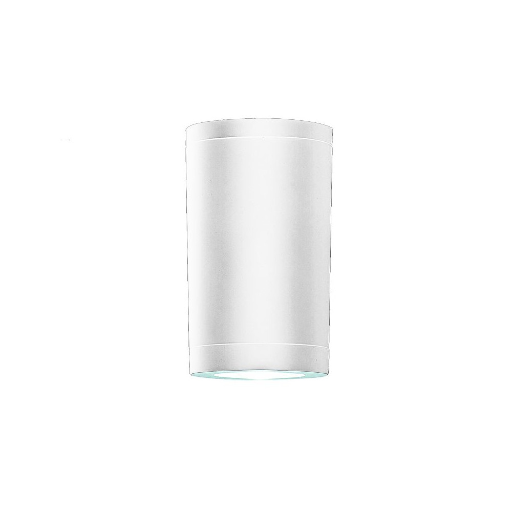 Plafonnier Extérieur ZAMBELIS D76 GU10 IP54 DESIGN Blanc Mat Sans Source E308