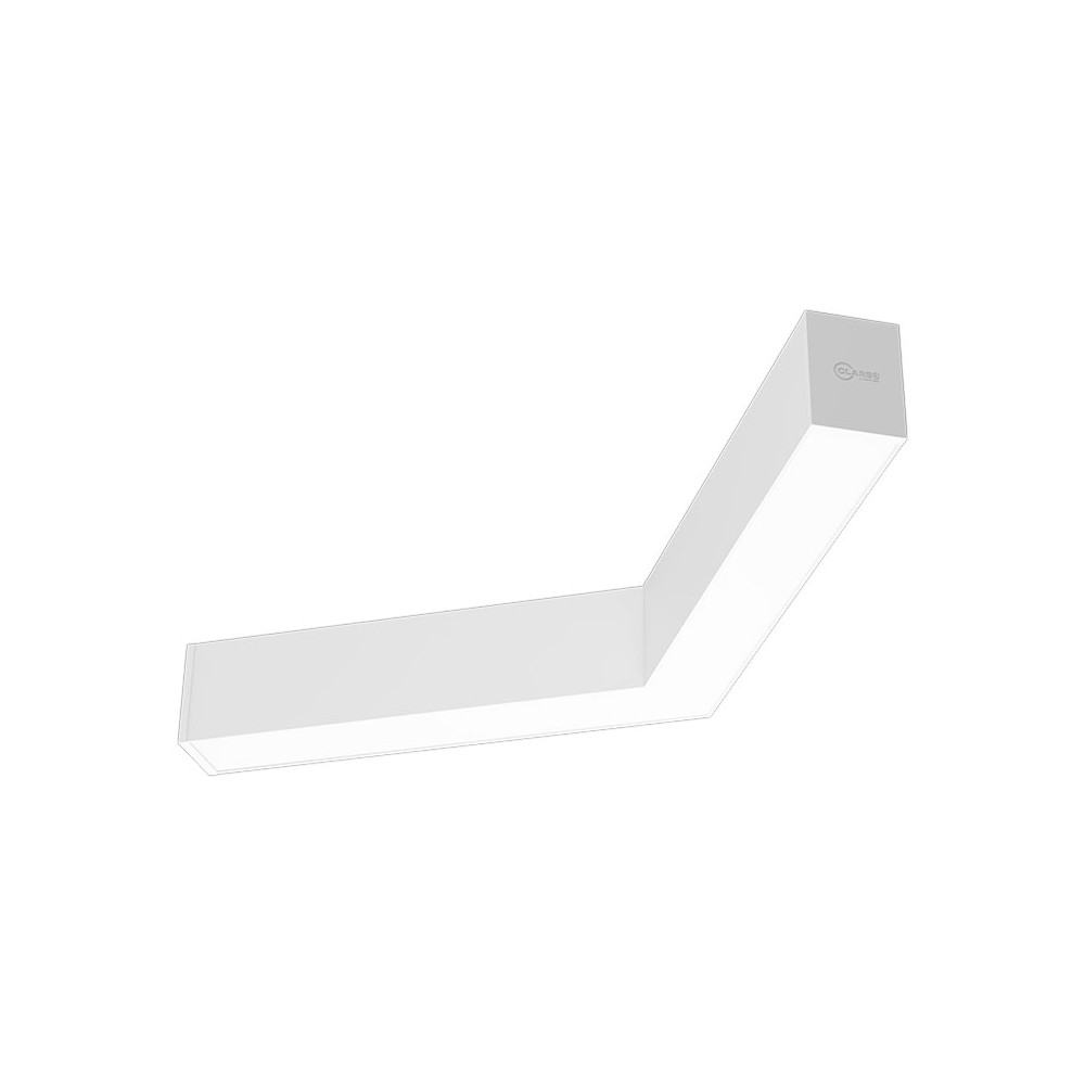120deg connector 15W voor LineLED CLAREO ADVANCE 3 Wit