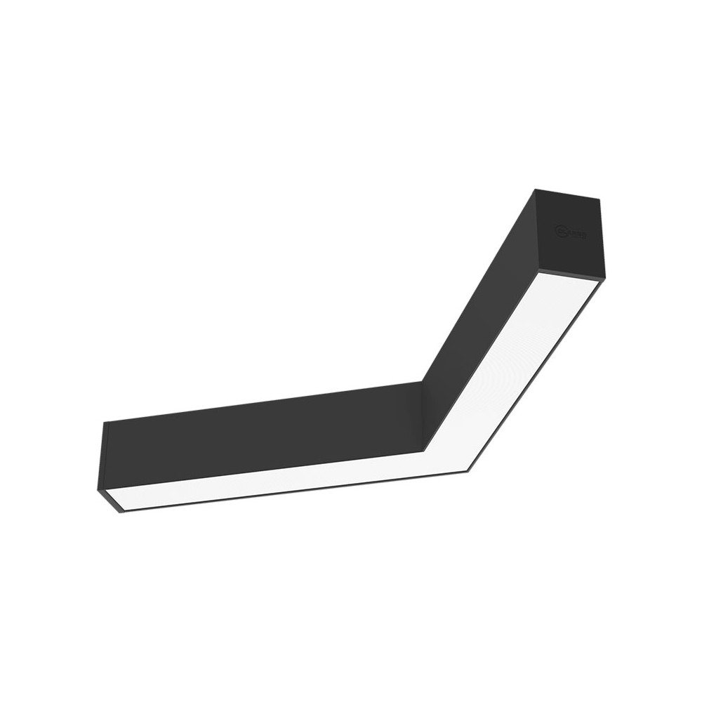 120-Grad-Verbinder 15W für LineLED CLAREO ADVANCE 3 Schwarz