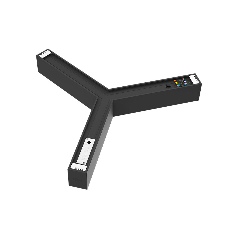 Y-connector 22W voor LineLED CLAREO ADVANCE 3 Zwart