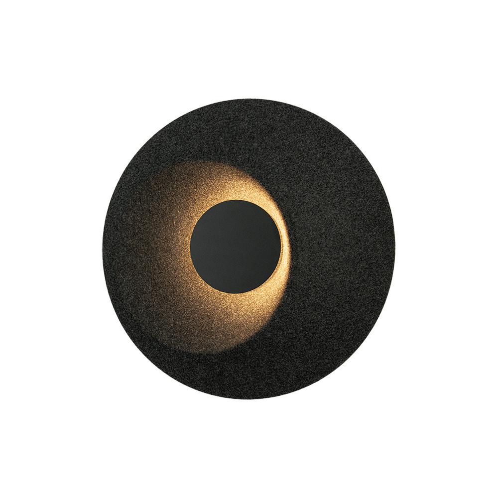 Acoustic Wall Light ZAMBELIS D395 5W DESIGN Dark Grey and Black 25180 FS