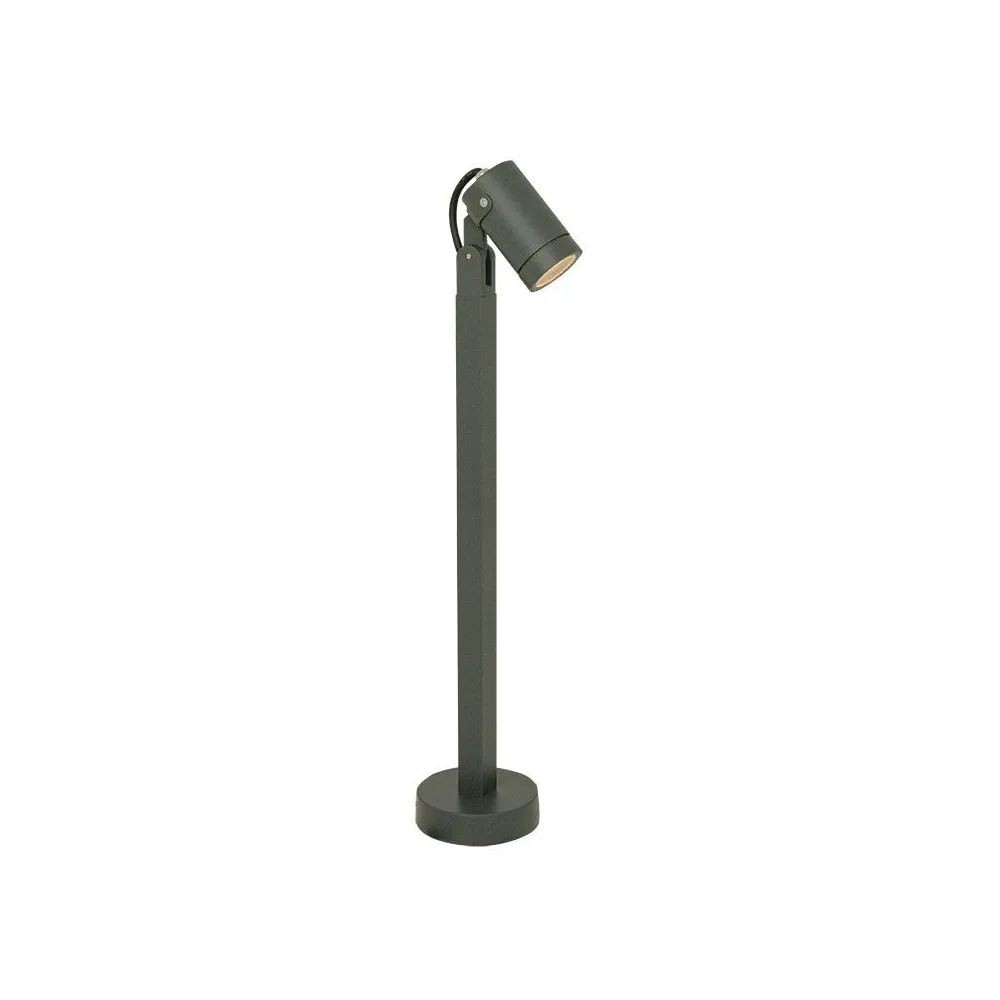 Borne Extérieure Zambelis GU10 IP54 60cm DESIGN Graphite Sans Source E325 FS