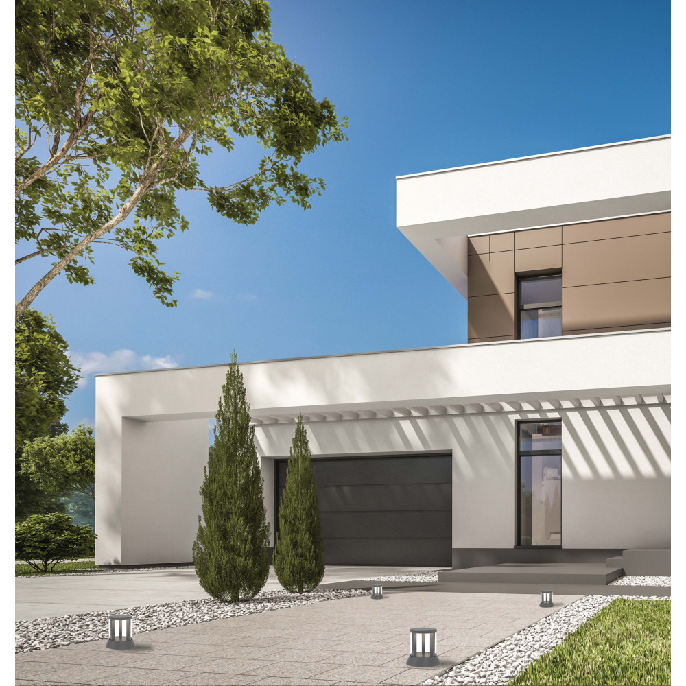 Außenpoller ZAMBELIS D150 8W IP65 15cm DESIGN Graphit E337