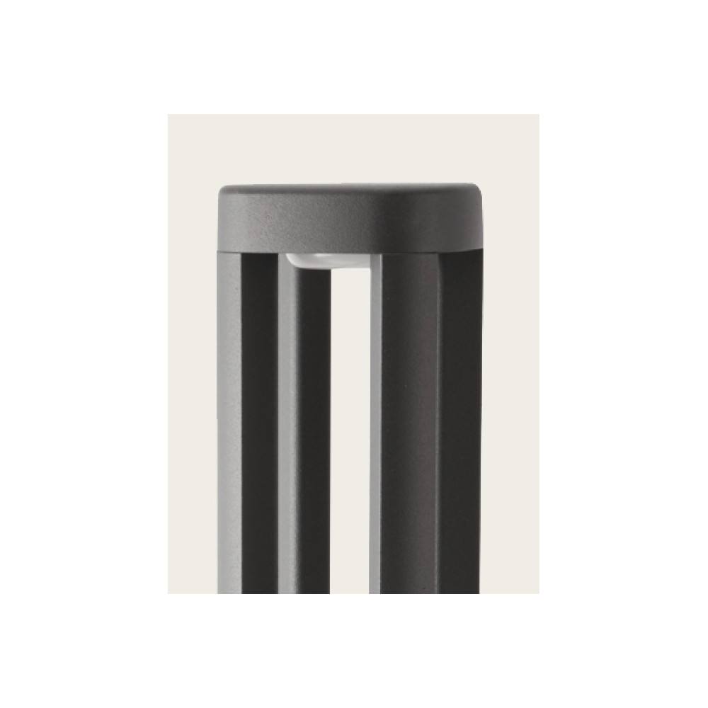 Outdoor Bollard ZAMBELIS 7W IP54 60cm DESIGN Graphite E355