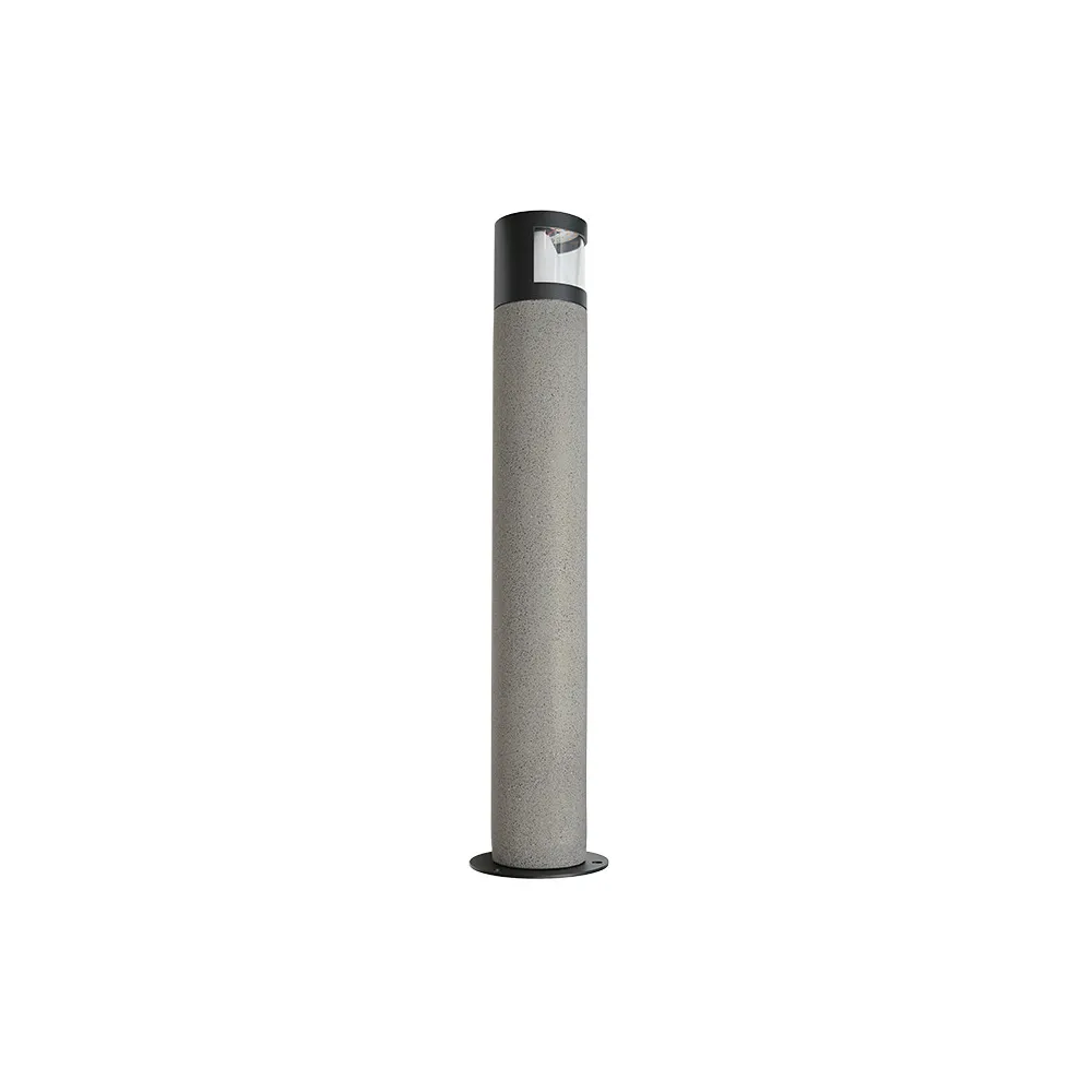Außenpoller ZAMBELIS H583 10W IP65 DESIGN Beton und Schwarz E410
