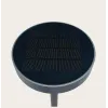 ZAMBELIS Buiten Zonne-energie Paaltje met Detector H490 2W IP54 DESIGN Grafiet E449