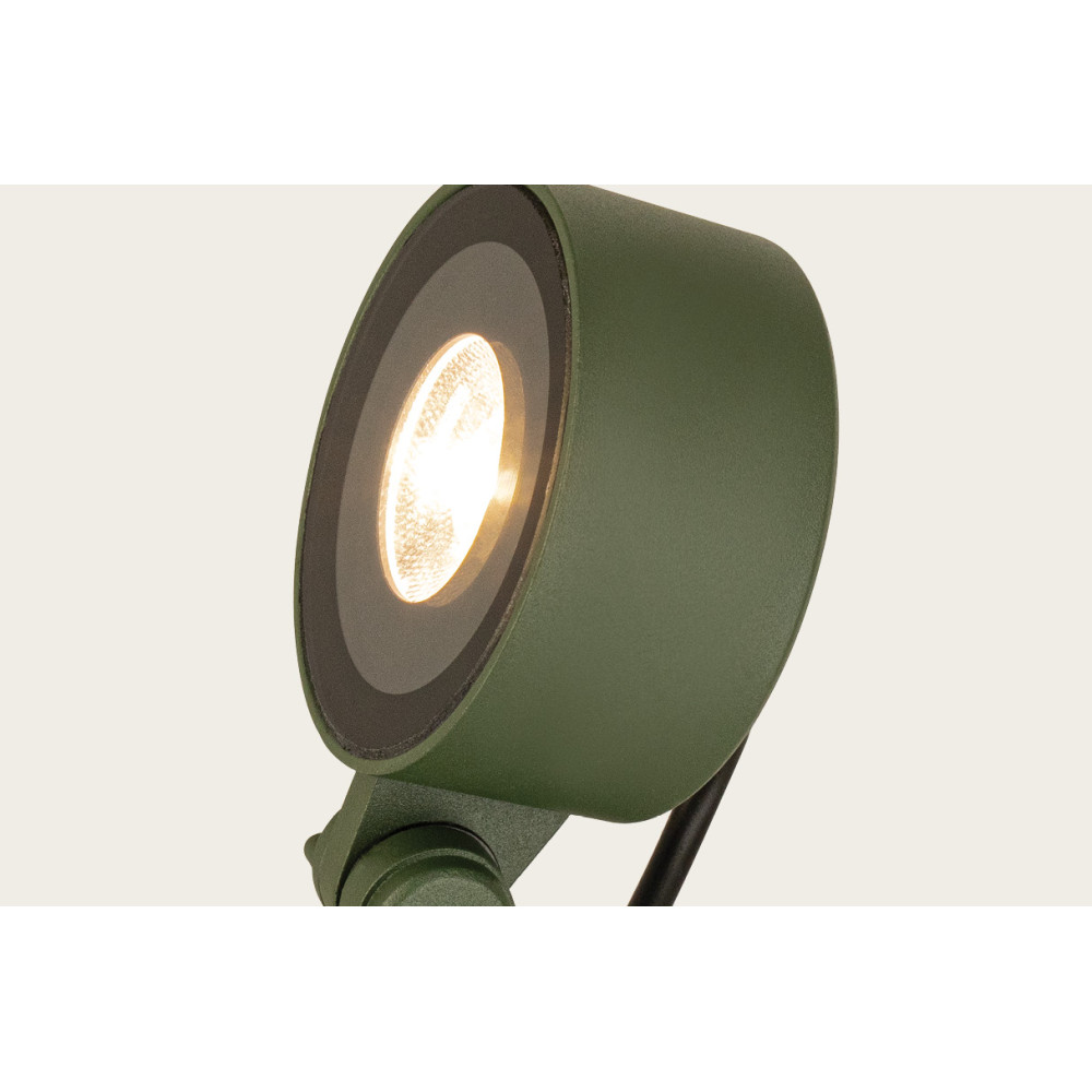 Grondspot op Paal ZAMBELIS 25W IP65 DESIGN Groen E473 FS