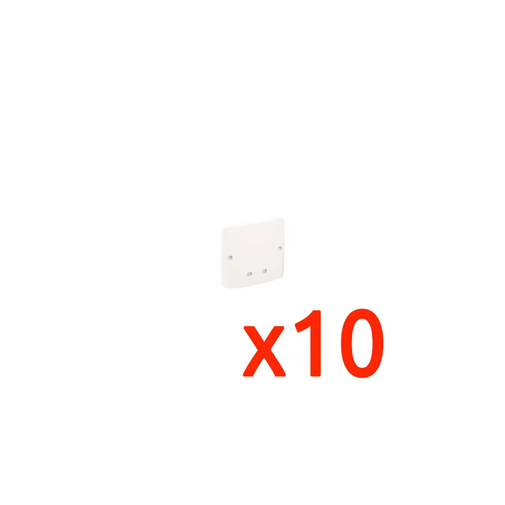 Set van 10 Kabeluitgangen 10/20A met zichtbare schroeven EUR'OHM 60091