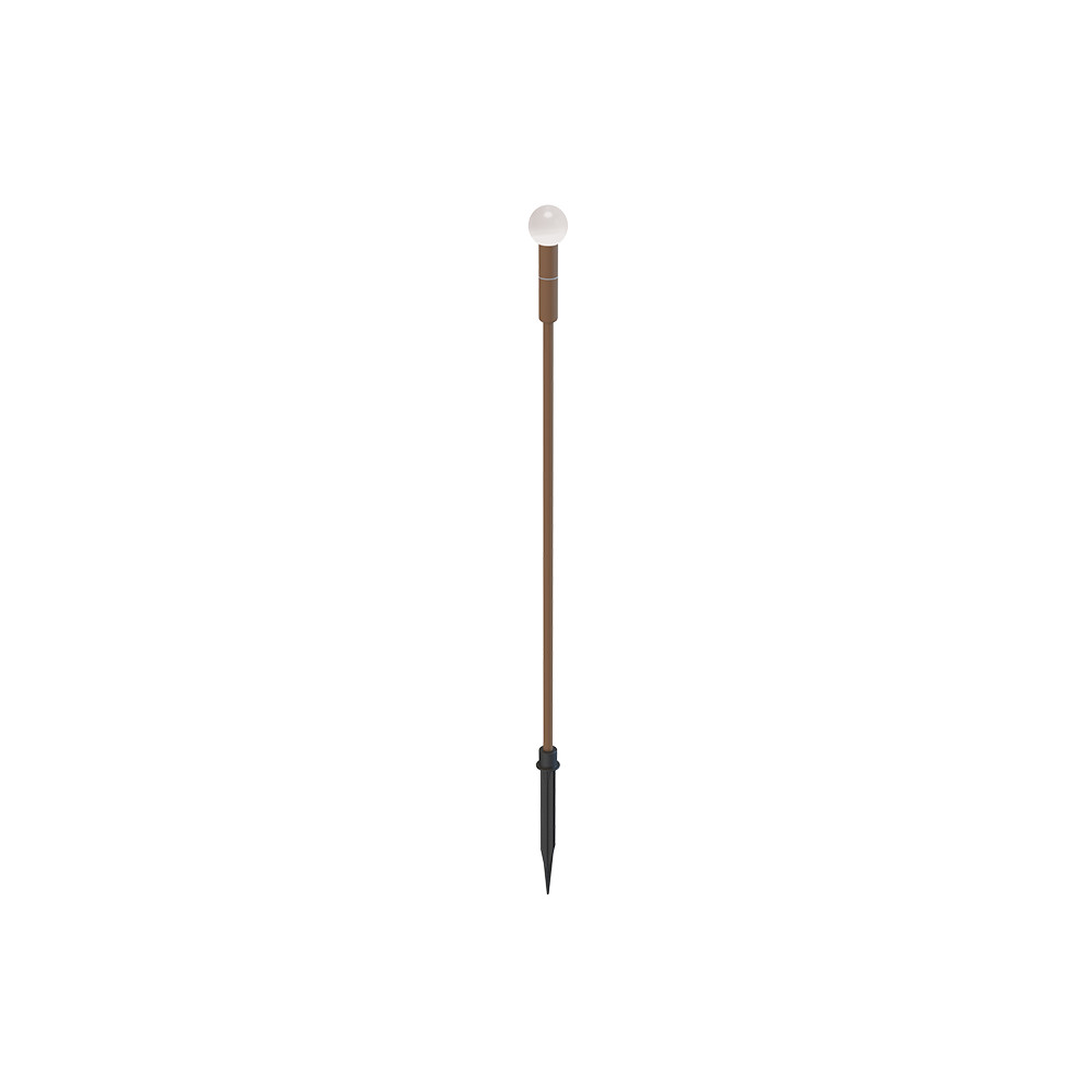 Erdspießstrahler ZAMBELIS H650 24V 1,5W IP65 DESIGN Braun Ohne Treiber E459 FS