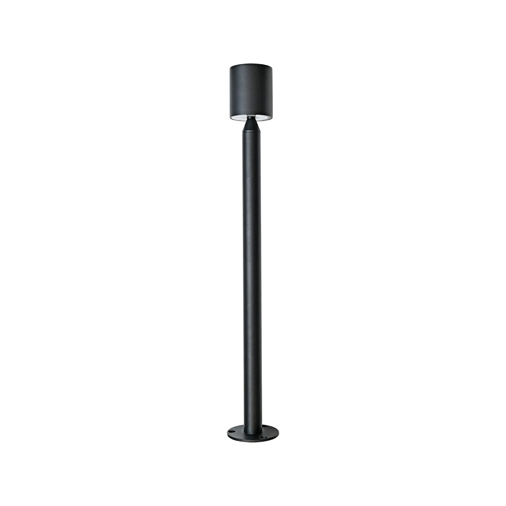 Außenpoller ZAMBELIS H600 8W IP65 DESIGN Sandschwarz E409