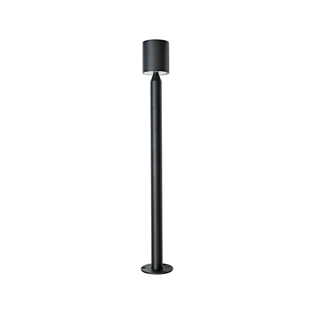 Außenpoller ZAMBELIS H600 8W IP65 DESIGN Sandschwarz E409