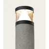 Buitenpaal ZAMBELIS H583 10W IP65 DESIGN Zwart en Beton E411