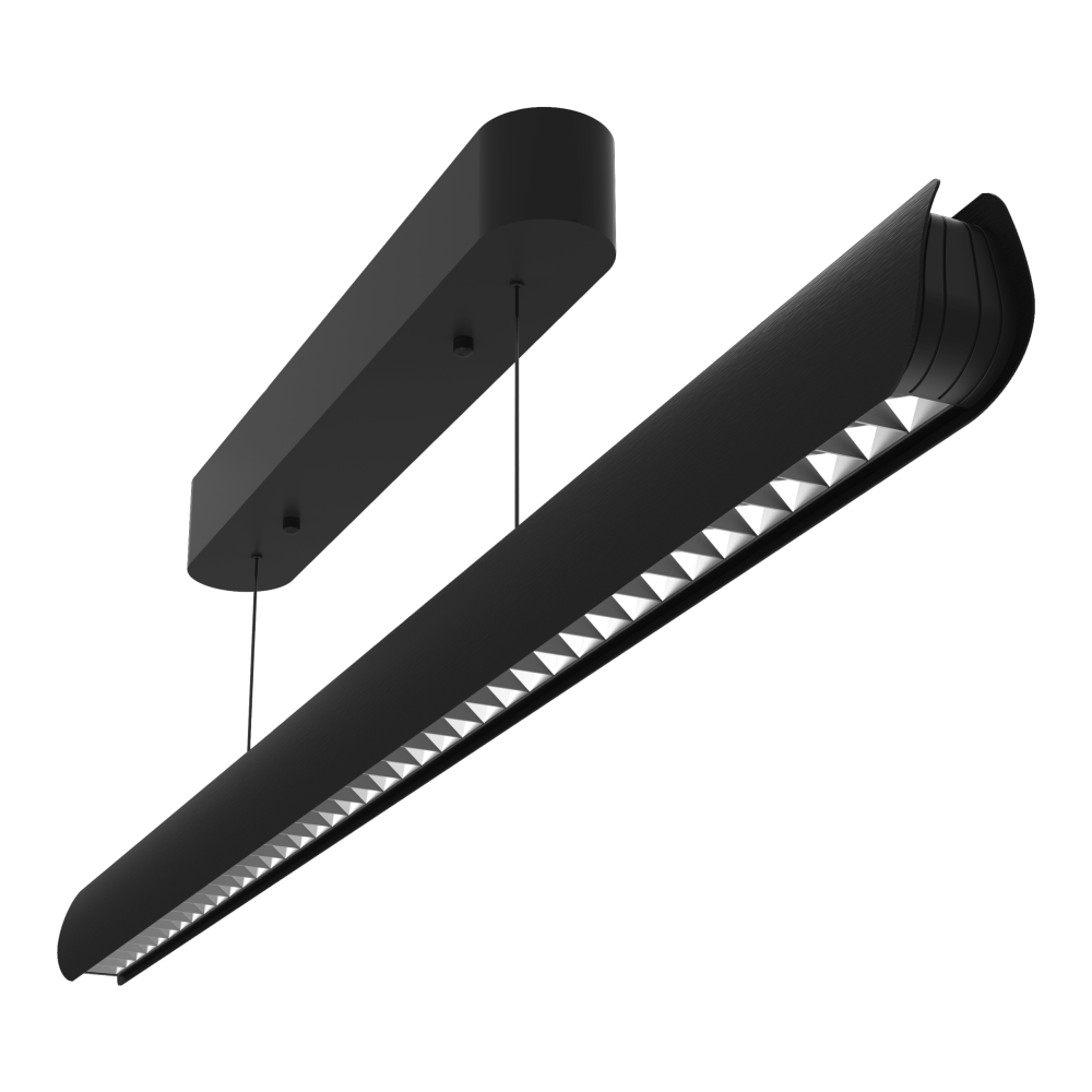 LineLED Skyline CLAREO 130cm 30W DESIGN - Zwarte Kapstok