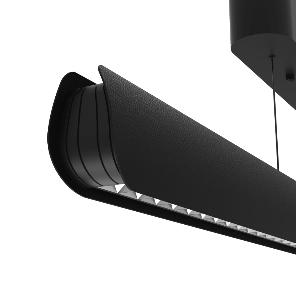 LineLED Skyline CLAREO 130cm 30W DESIGN - Patère Noire