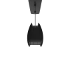 LineLED Skyline CLAREO 130cm 30W DESIGN - Schwarze Garderobenhaken